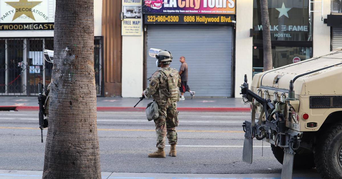 National Guard Deployed To Several SoCal Cities As Unrest Worsens CBS