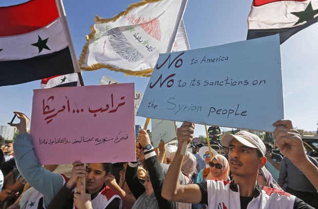 SYRIA-POLITICS-ECONOMY-DEMO