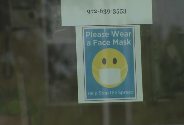 Face mask sign 