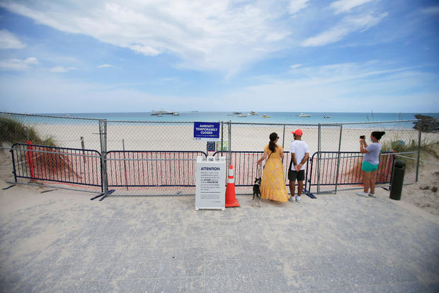 Fourth Of July Weekend In Florida Sees Some Beaches Open, Some Closed, As Coronavirus Cases Spike 
