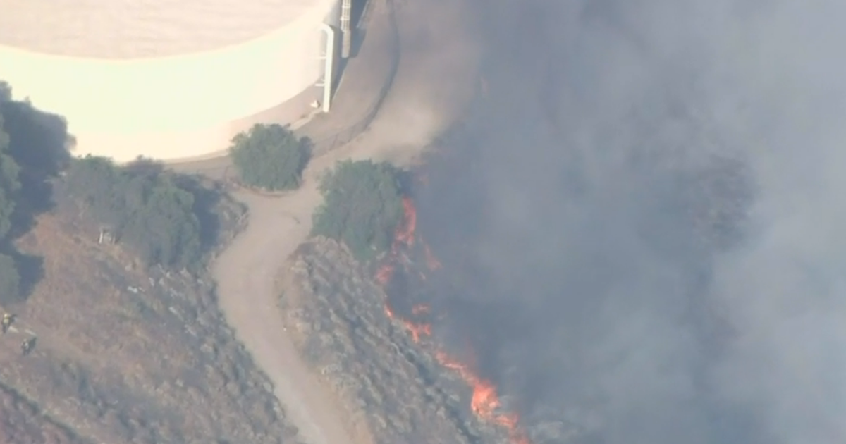 200Plus Firefighters Respond To Karen Fire Burning In Jurupa Valley