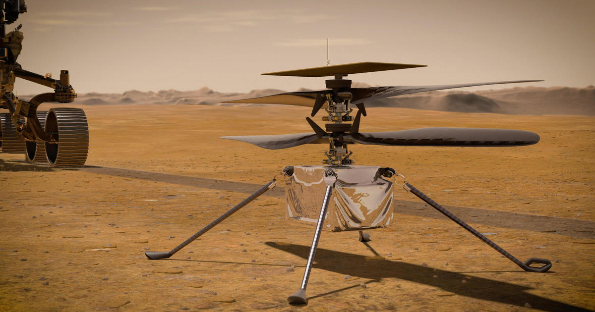 NASA will soon try to fly a helicopter over Mars: "It really is like the Wright brothers' moment" - CBS News thumbnail