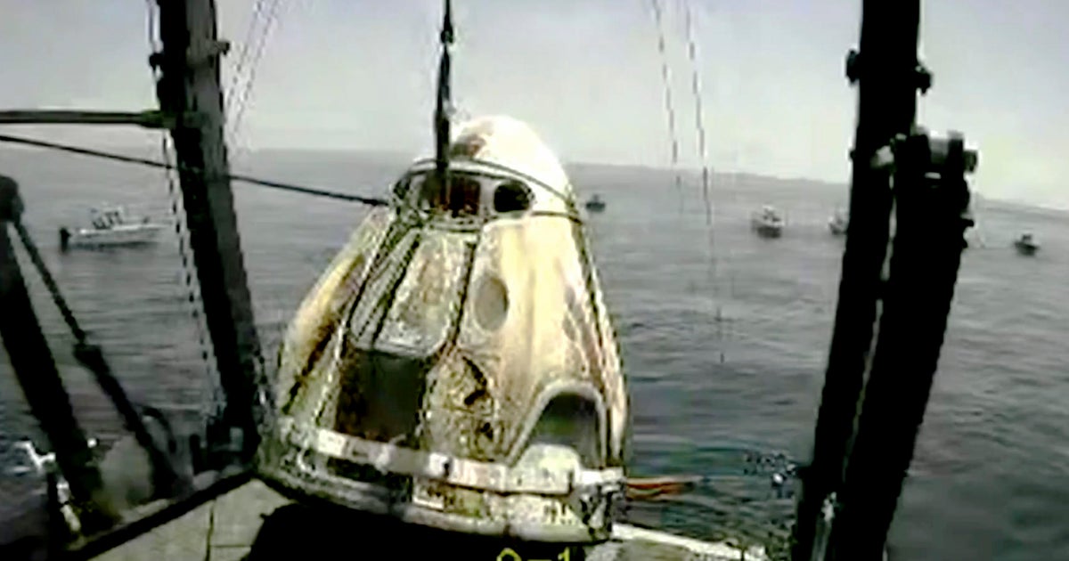 SpaceX Crew Dragon astronauts splash down in Gulf of Mexico after historic test flight