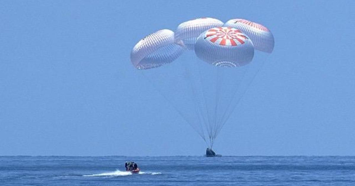 Spacex Crew Dragon Astronauts Splash Down In Gulf Of Mexico After Historic Test Flight Cbs News 7325