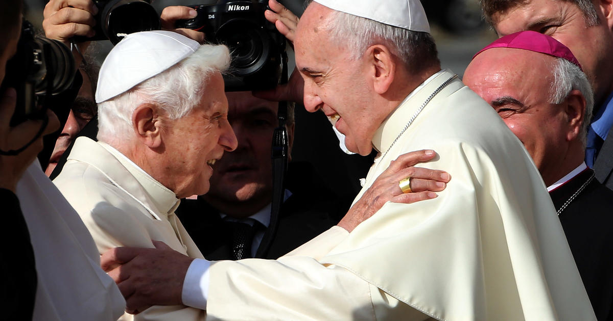 Pope Francis and his predecessor Benedict XVI receive a first injection of the COVID vaccine
