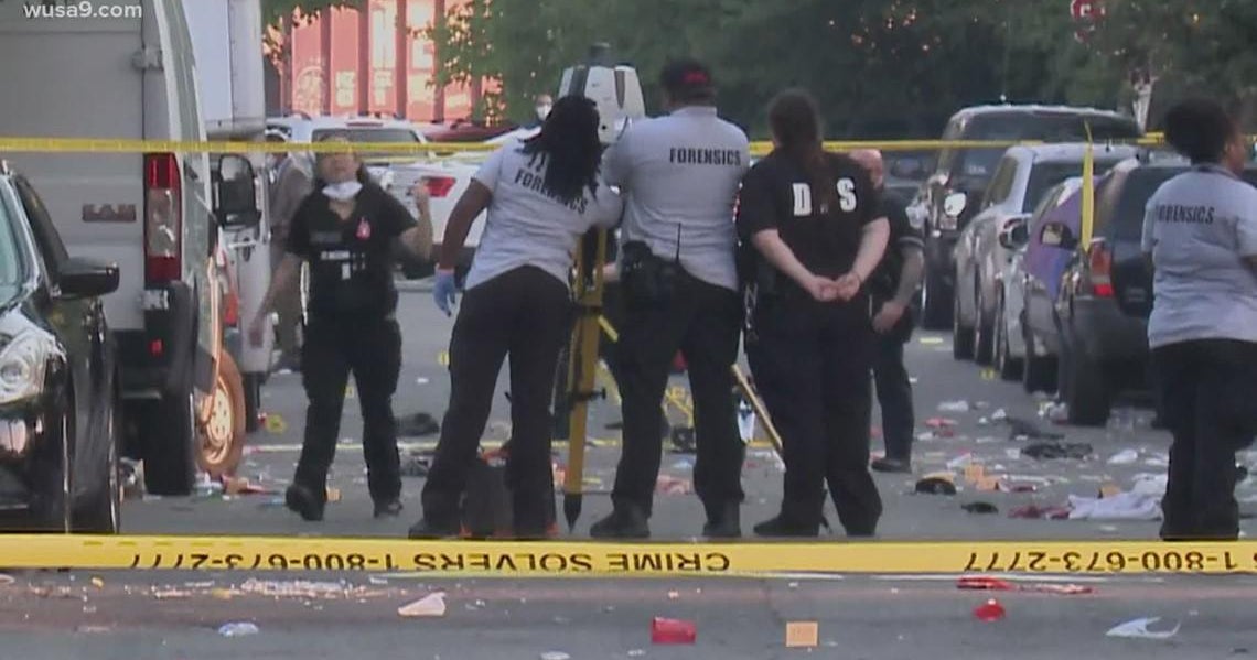 Washington D.C. shooting 17yearold killed, 20 injured, including