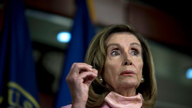 Nancy Pelosi Holds Her Weekly Press Conference At The U.S. Capitol 