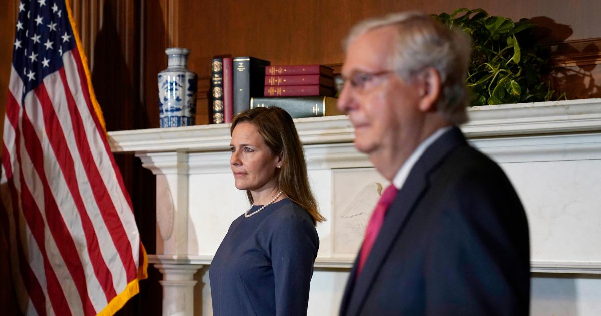 Amy Coney Barrett Meets With Gop Senators Ahead Of Confirmation Hearings Cbs News