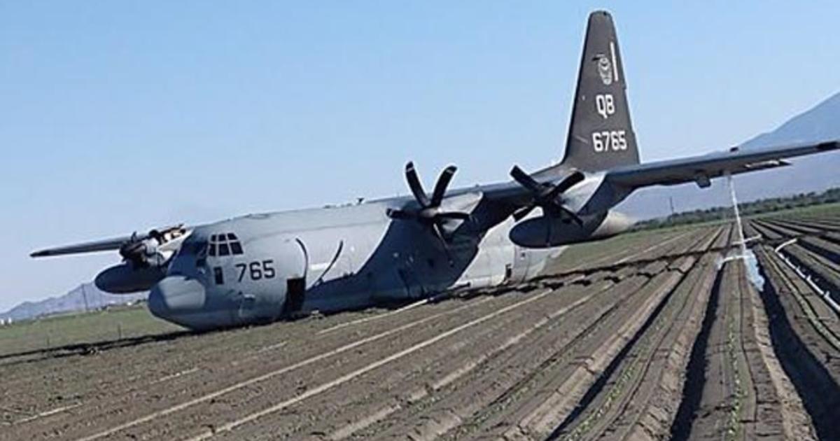 Marine Jet Pilot Ejects After Mid Air Collision With Another Plane In California Cbs News