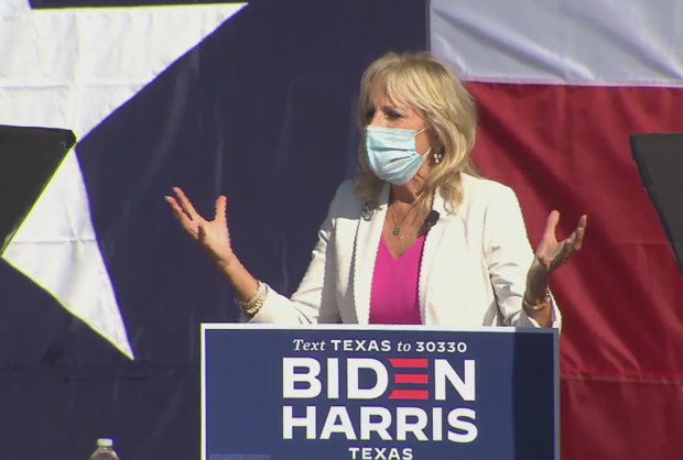 Jill Biden campaigns in North Texas 