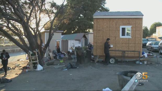 Bay Area Homeless Encampment 