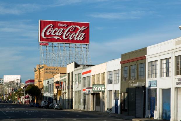 San Francisco Coca-Cola sign 