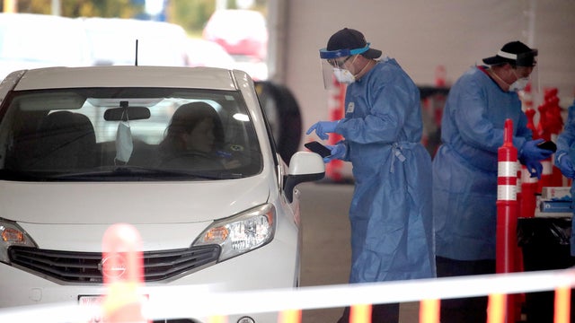 Cars Line Up For Covid Testing In Milwaukee, As Cases Spike In The State