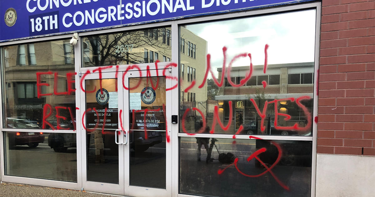 Congressman Mike Doyles South Side Office Candidate Sean Parnells House Vandalized With