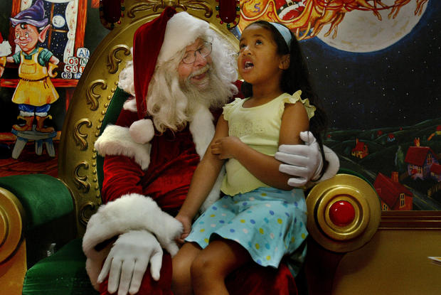 Say 'ah' for Santa Claus 