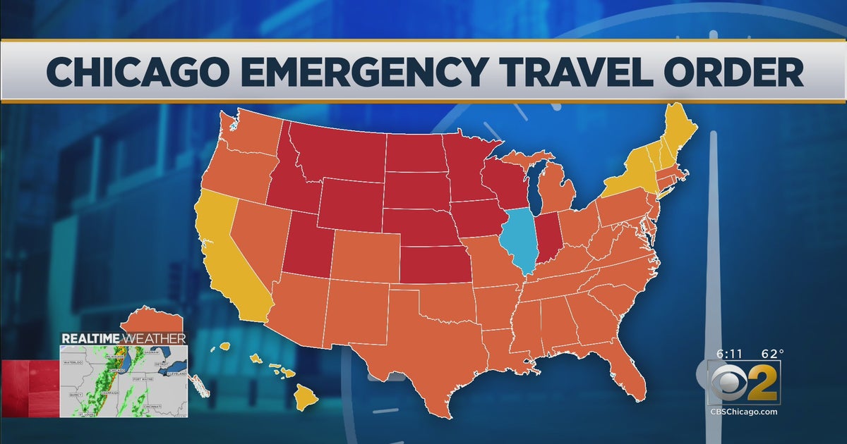 43 States, Puerto Rico Now On Chicago's Travel Order CBS Chicago