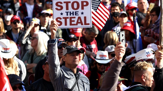 Pro-Trump Right Wing Groups Hold "Million MAGA March" To Protest Election Results 