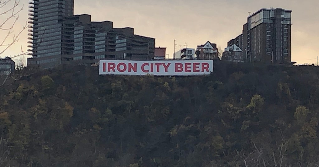 Iron City Beer Sign Goes Up On Mt. Washington CBS Pittsburgh