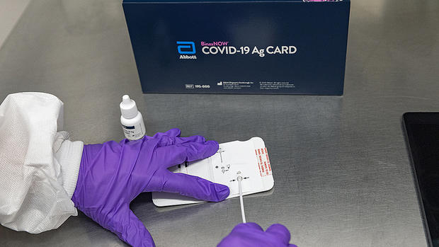 BinaxNOW rapid coronavirus test 