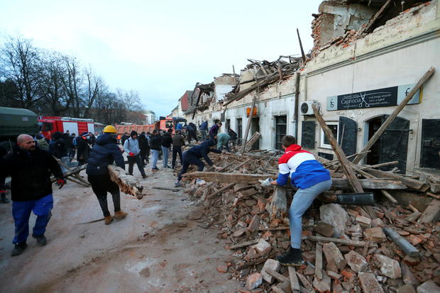 Earthquake strikes near Zagreb 
