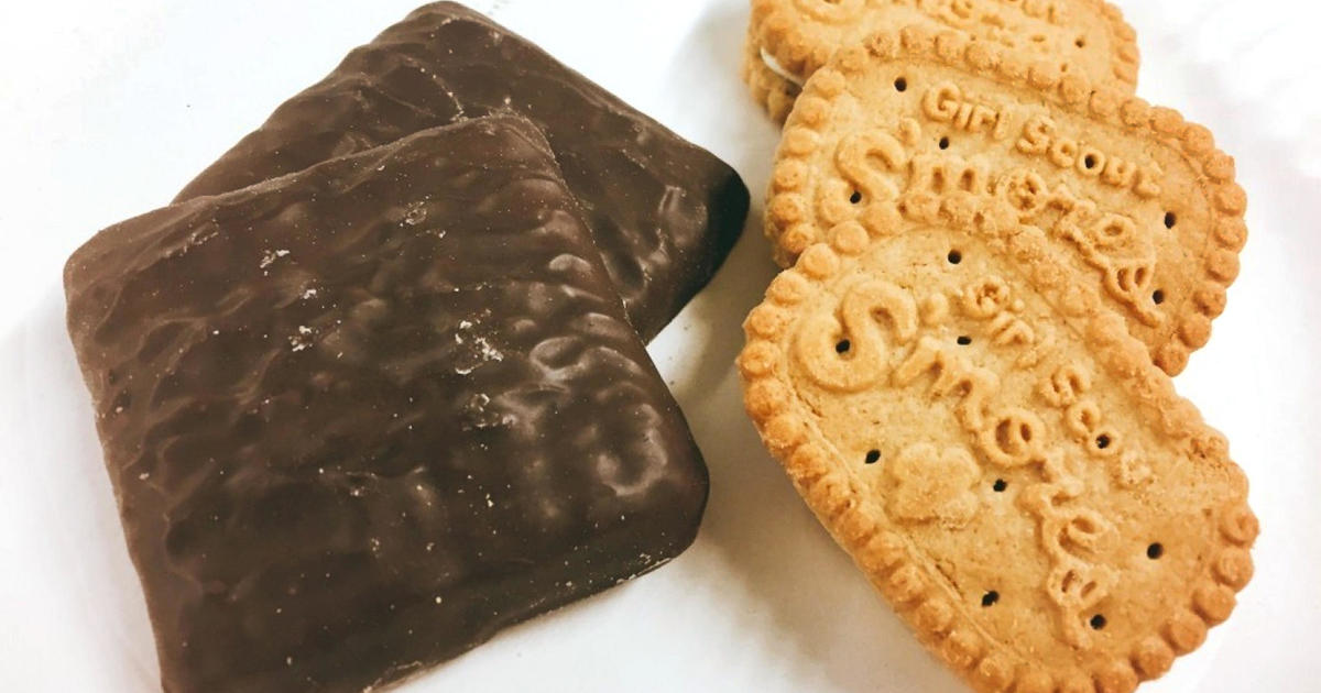 Girl scout cookies available for delivery on Grubhub