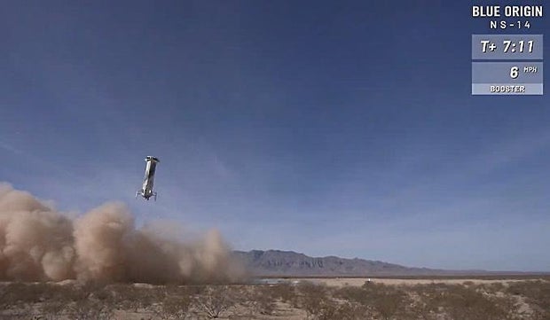 Blue Origin launches New Shepard test flight, looks ahead to sending passengers into space