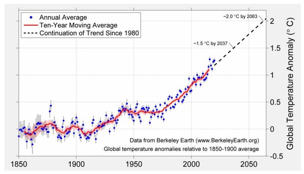 2020 is "effectively tied" for warmest year on record