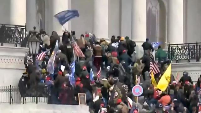 As Investigators Review Capitol Attack Videos Some Rioters Appear To Have Used Military Style Tactics Cbs News