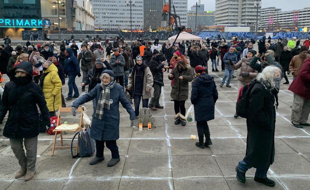 Protest in Germany against COVID-19 measures 