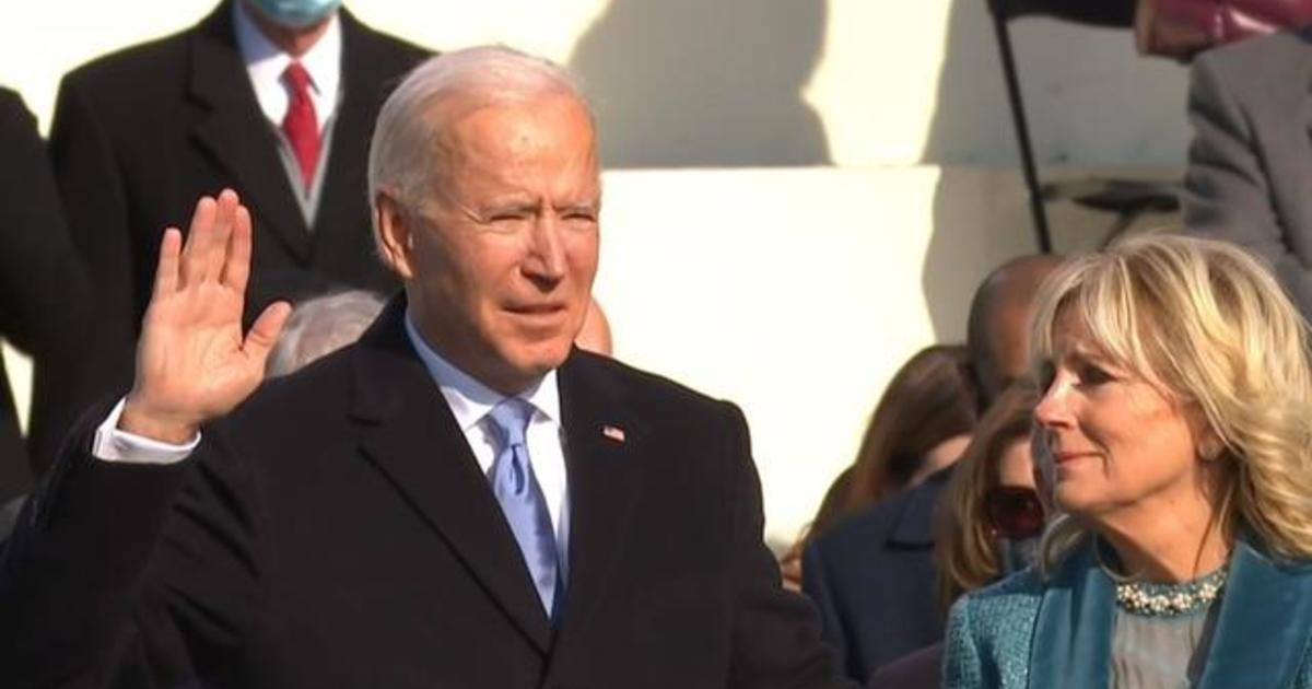 Watch Joe Biden Sworn In As 46th President Of The United States Cbs News
