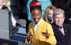 Youth Poet Laureate Amanda Gorman speaks at the inauguration of U.S. President Joe Biden 
