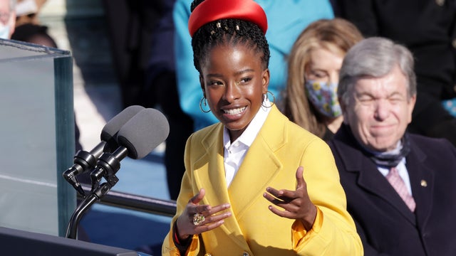 Youth Poet Laureate Amanda Gorman speaks at the inauguration of U.S. President Joe Biden 