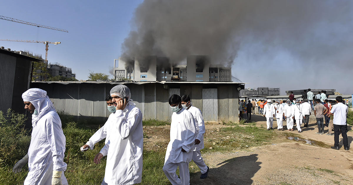 Deadly fire at massive Indian plant exploding Oxford COVID vaccine