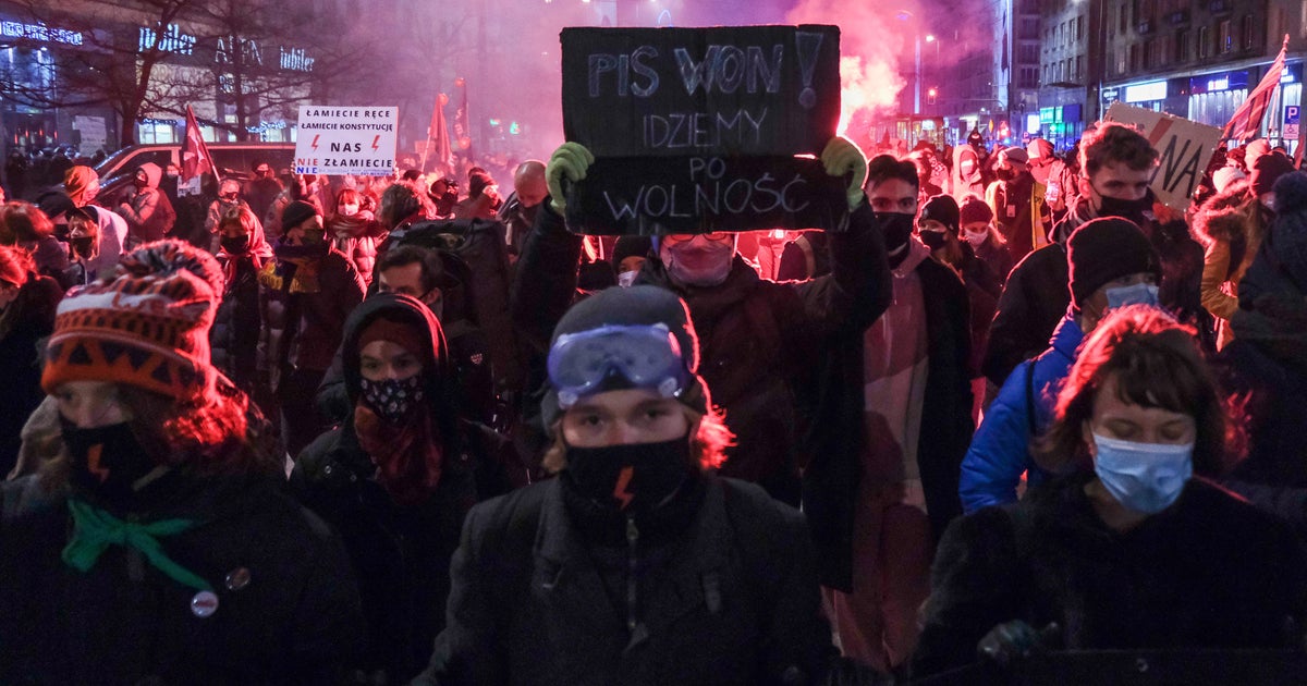 Massive protests as Poland implements near-total ban on abortions