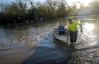 Two Dams Burst Flooding Town Of Midland, Michigan 