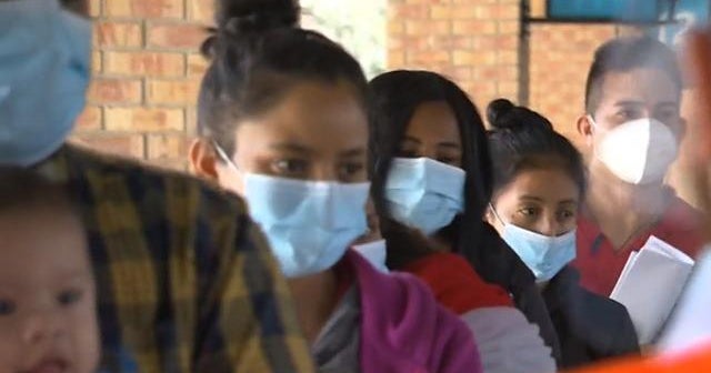 U.S. processes asylum seekers from Mexico migrant camp