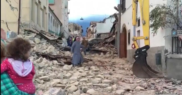 Rescue crews survey damage
