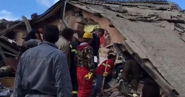 Rescue crews in Italy