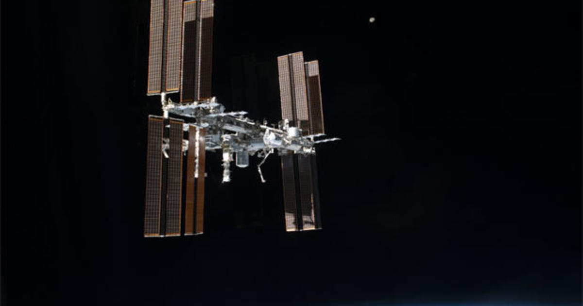 NASA astronauts take a nearly seven-hour spacewalk outside the International Space Station
