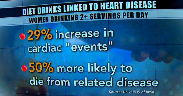 Diet drink danger: Possible link to heart risk in older women, study says