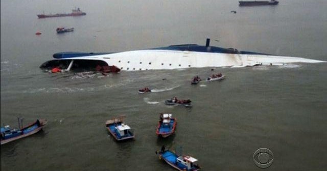 Hundreds missing after South Korean ship sinks CBS News