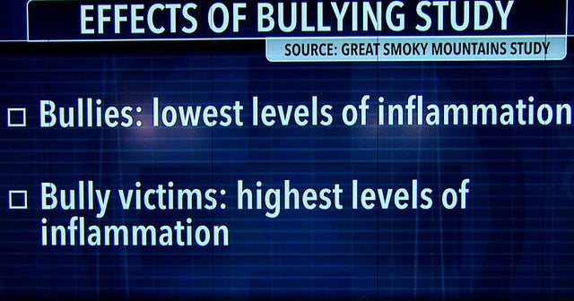 Bullies see health benefits from bad deeds, study finds