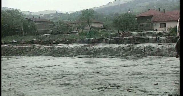 Dramatic flood video from Bosnia and Serbia