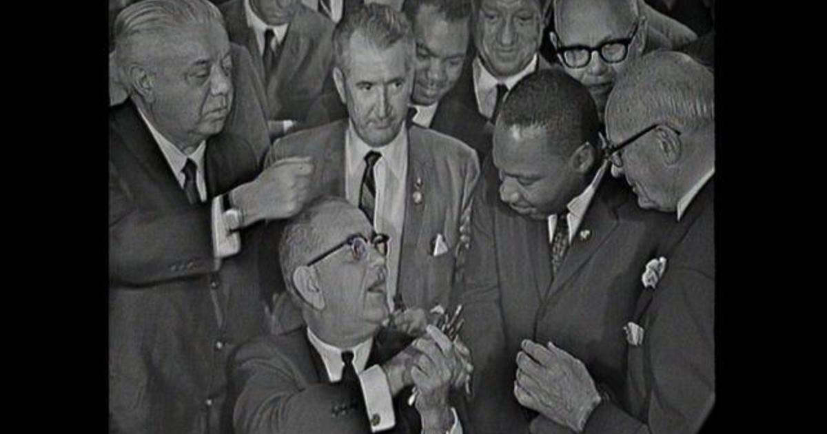 From the archives: LBJ signs the Civil Rights Act - CBS News