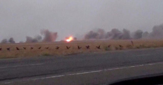 Video said to show launch of rockets in Ukraine