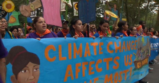 Climate change demonstrations around the world urge action on new global treaty