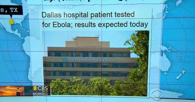 Headlines at 7:30: Texas patient in "strict isolation" after showing signs of Ebola Headlines at 7:30: Texas patient in "strict isolation" after showing signs of Ebola