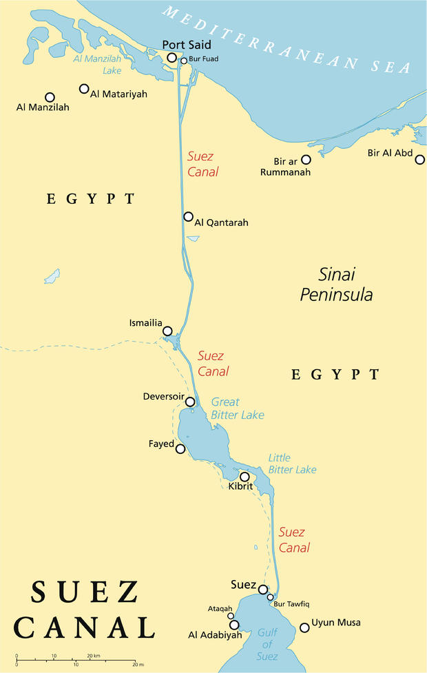 How did a cargo ship get stuck in the Suez Canal, and how are they