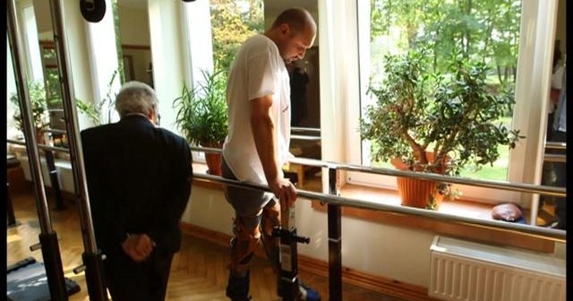 Paralyzed man able to walk again following groundbreaking surgery