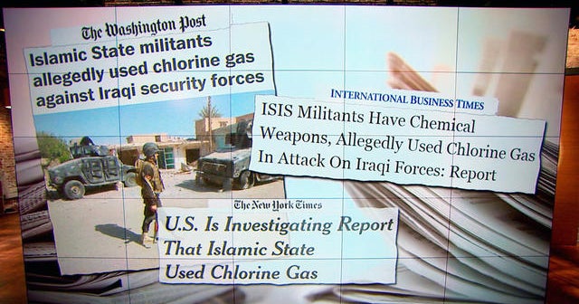 Report: ISIS used chlorine gas against Iraqis